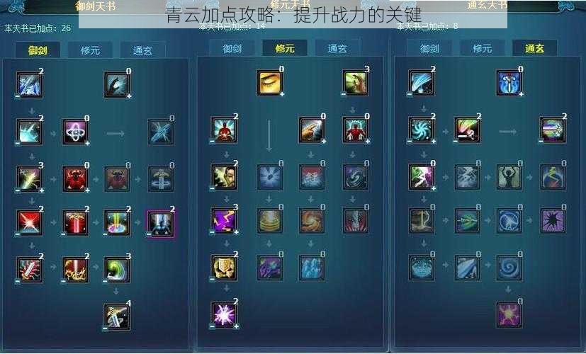 青云加点攻略:提升战力的关键