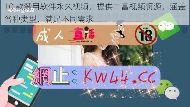 10 款禁用软件永久视频,提供丰富视频资源,涵盖各种类型,满足不同需求